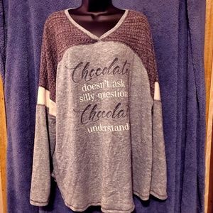 PLUS SIZE COLD WEATHER TOP